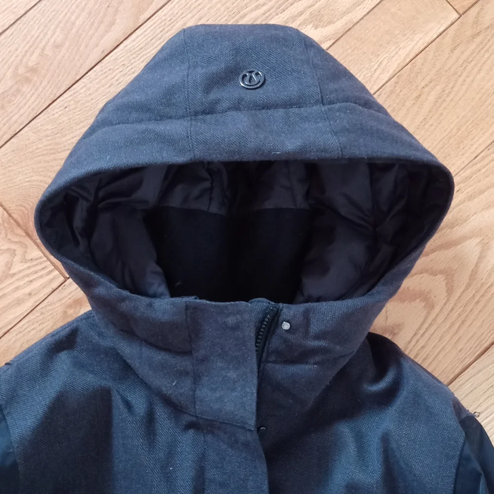 Lululemon Blizzard Parka Black / Heathered Dark Grey / Black
